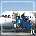 Photo  de Photo : ubacto - Les premiers passagers du vol Southampton - La Rochelle