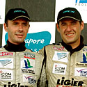 Photo  de photo : DR Philippe Dessertenne et Philippe Chiappe au Grand Prix de Singapour