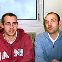 Photo  de ubacto : Fabrice Valle et Laurent Arnaud, programme Passeport Telecom SFR, nov. 2005