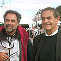 Photo  de   photo : archive ubacto - Claude Belot et Alain Pochon, dpart Transat 6.50 2005.