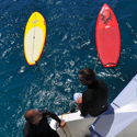Photo  de © photo DR - Antoine Albeau parrain FFWC, windsurfer - session Stand Up Paddle