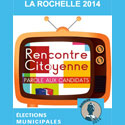 Photo  de © Illustration : débat Télévilleneuve Municipales La Rochelle 2014