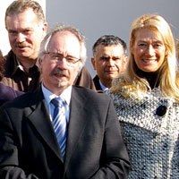 Photo  de   photo : Photo : Frdric Gadreau - Jacques Pirard, candidat  Lagord, Municipales 2008