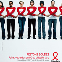Photo  de �  DR ; Sidaction 2008 : donnez en ligne !