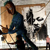 Photo  de   photo : ubacto - Peformance arts de la rue Arts Atlantic 2009