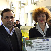 Photo  de � ubacto - Fr�d�ric Chekroun, Commerce Rochelais et Brigitte Jourdain La Poste