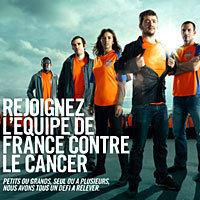 Photo  de � Ligne contre le cancer, campagne mars 2010