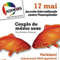 Photo  de  Visuel 2011, journe mondiale contre l'homophobie, 17 mai 2011