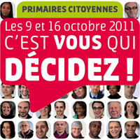 Photo  de  Campagne Primaires Citoyennes Parti Socialiste 9 et 16 octobre 2011