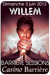 La Rochelle : Christophe Willem en concert au Casino Barri�re de La Rochelle, dimanche 3 juin 2012 � 18h !