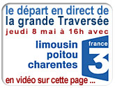 Vers le site de France 3 pour voir en direct  16h le jeudi 8 mai 2008 le dpart de la Grande Traverse de l'Atlantique - La Rochelle > Qubec